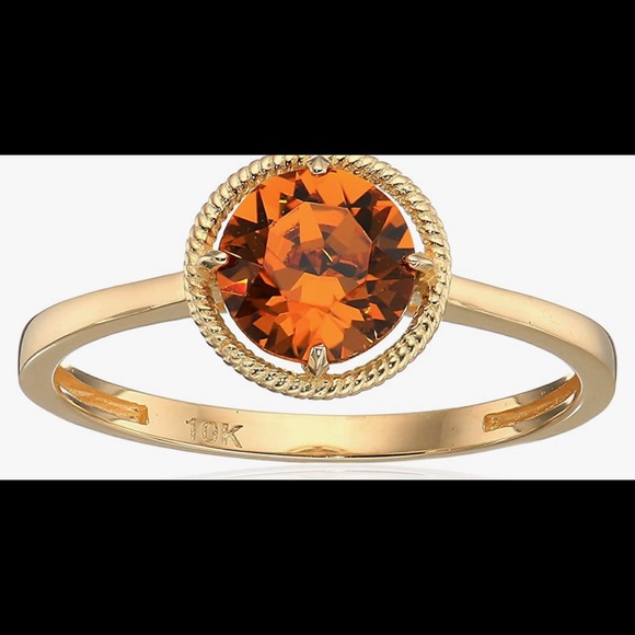 NWT 10k Gold Birthstone Ring made with Infinite Elements Crystal, MULTI COLOR💍 - Picture 14 of 15